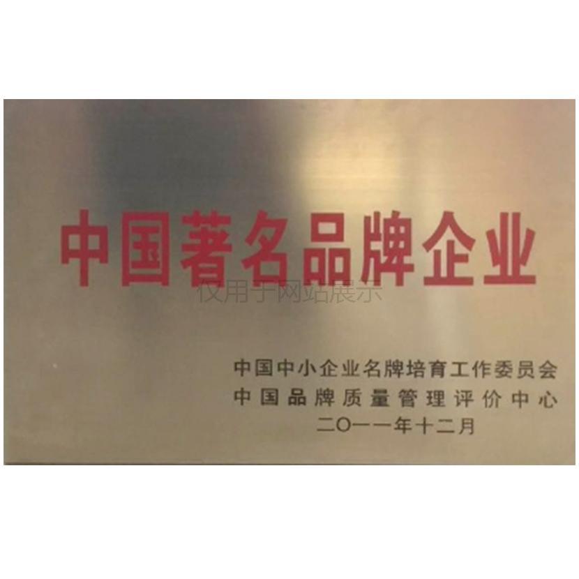 中国著名品牌企业